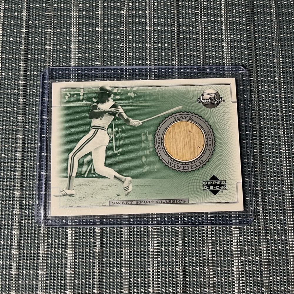 Patch Card Game Used Bat ⚾️ Dave Winfield Used Authentic Bat Baseball Card #B-DW